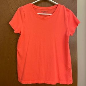 J. Crew mercantile peach t